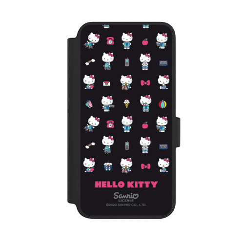 Samsung Galaxy S23 NIVOflip Hello Kitty 90s Schwarz