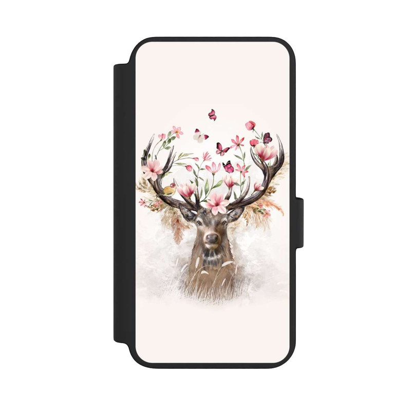 Galaxy S23 NIVOflip Deer Flowers Antlers