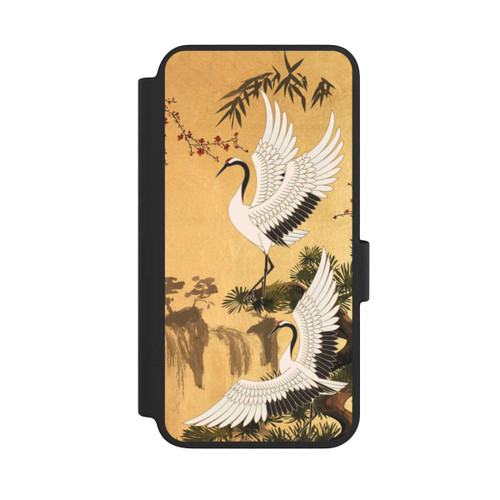 Samsung Galaxy S23 NIVOflip Kraniche Gold Japan 2