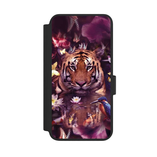 Samsung Galaxy S23 NIVOflip Tiger Blumenrahmen