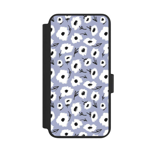 Samsung Galaxy S23 NIVOflip Pattern Fleurs Lilas