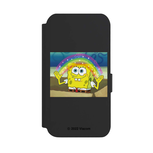 Samsung Galaxy S23 NIVOflip Spongebob - Regenbogen Meme transparent