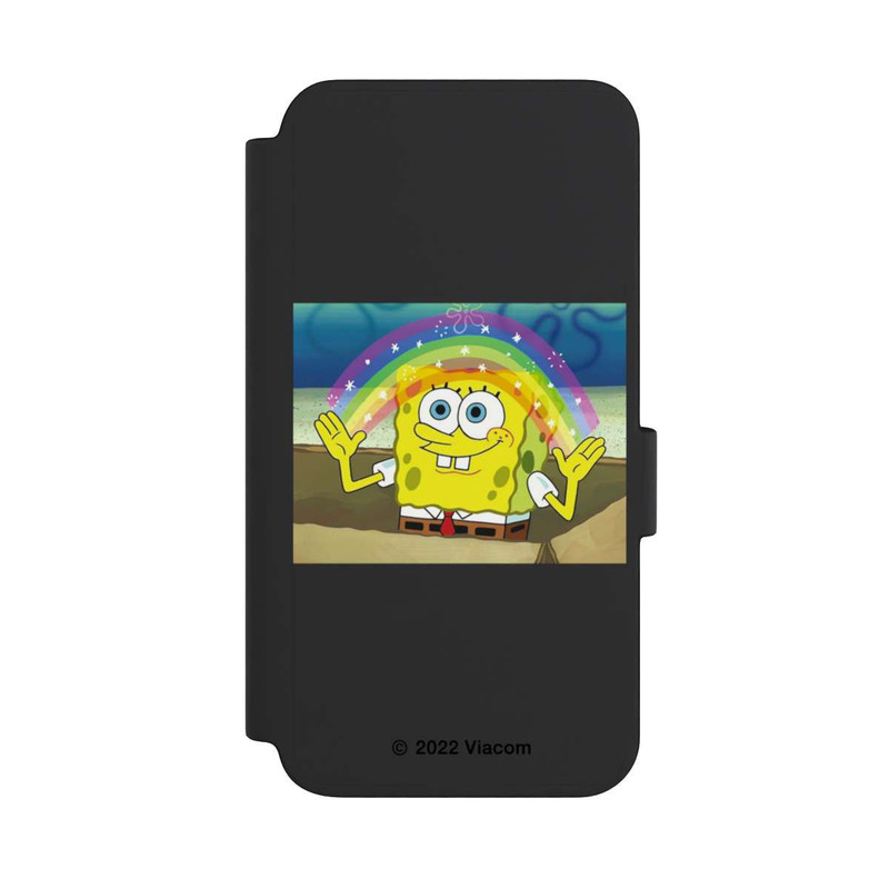 Galaxy S23 NIVOflip Spongebob - Rainbow Meme transparent