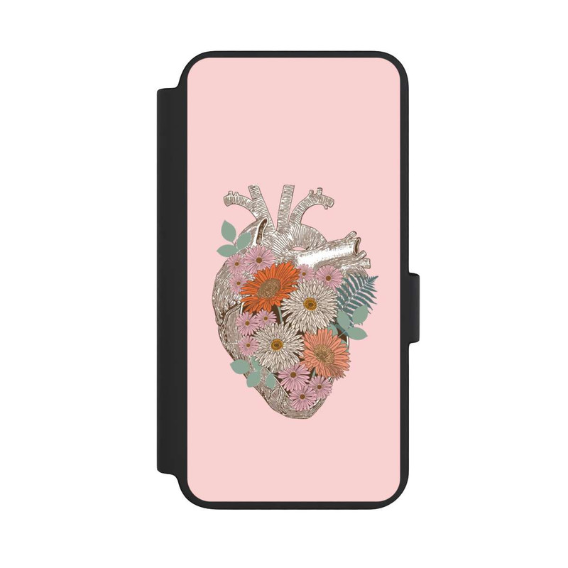 Galaxy S23 NIVOflip Florales Vintage-Herz