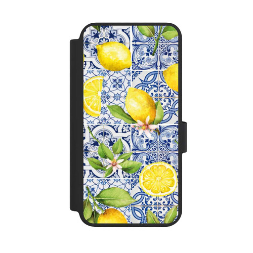 Samsung Galaxy S23 NIVOflip Griechische Zitronen Muster