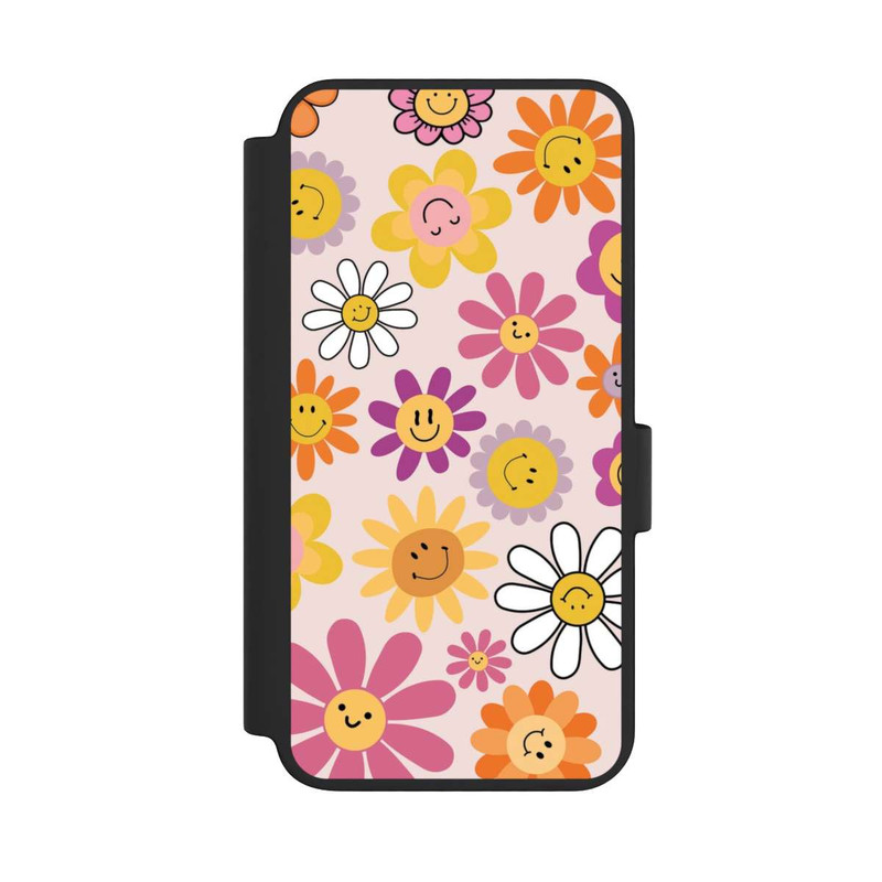 Galaxy S23 NIVOflip Smiles Pink Flowers