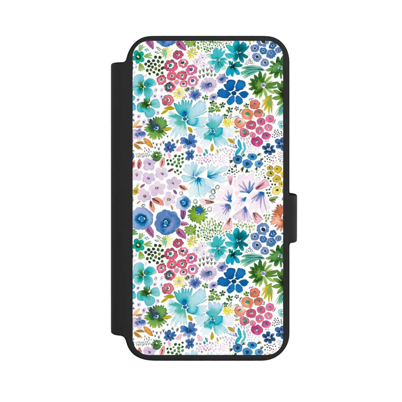 Galaxy S23 NIVOflip Artful Little Spring Flowers Blue