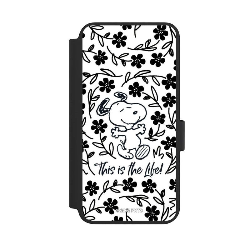 Galaxy S23 NIVOflip Snoopy Black and White This Is The Life