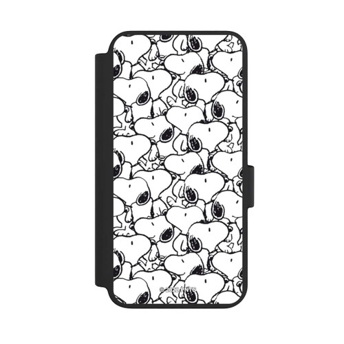 Samsung Galaxy S23 NIVOflip Snoopy Pattern Black And White