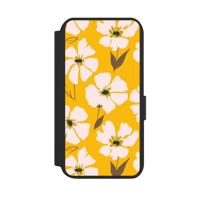 Galaxy S23 NIVOflip Prairie Fleurie Ocre Jaune