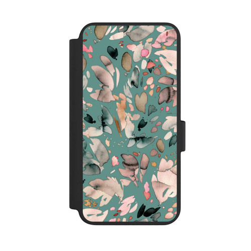 Samsung Galaxy S23 NIVOflip Abstract Flowers Petals Green