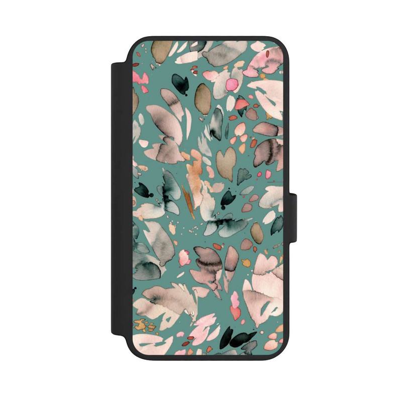 Galaxy S23 NIVOflip Abstract Flowers Petals Green
