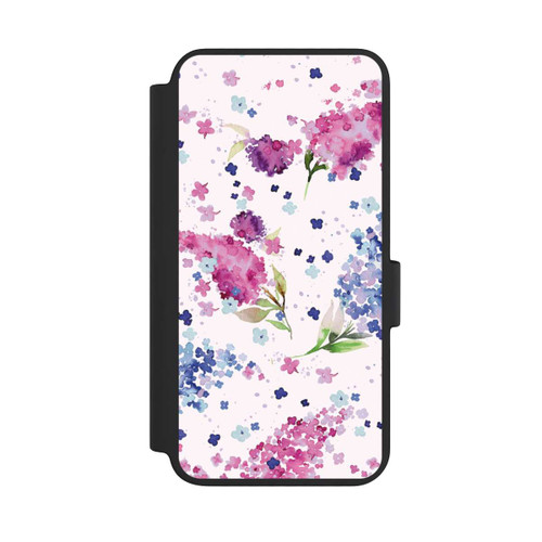Samsung Galaxy S23 NIVOflip Floral Hydrangeas Lilac Pink