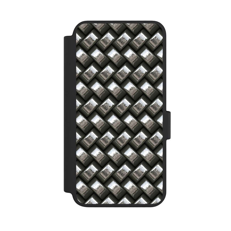 Galaxy S23 NIVOflip Glamour Silver Metal