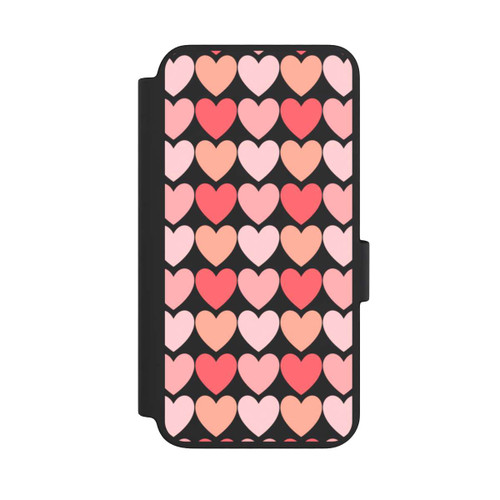 Samsung Galaxy S23 NIVOflip Coeurs d'ombres roses