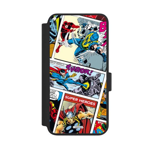 Samsung Galaxy S23 NIVOflip Marvel Retro Comic Blue