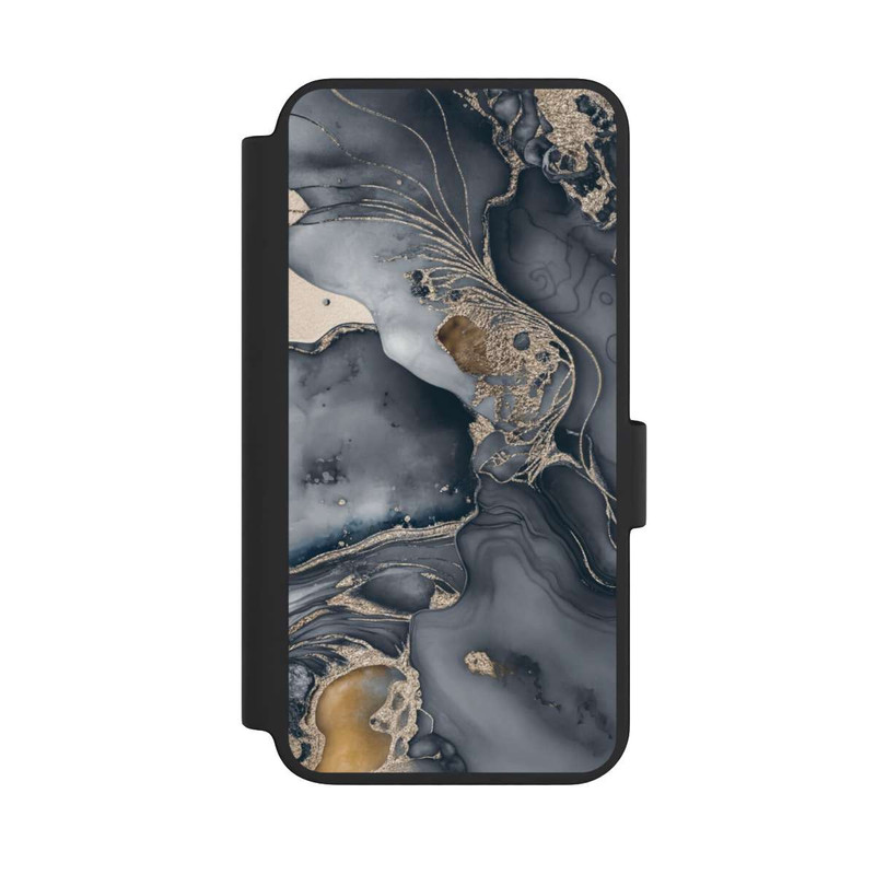 Galaxy S23 NIVOflip Alcohol Ink Gold Grey
