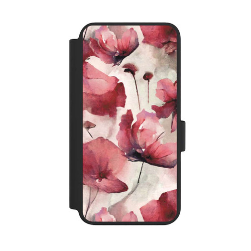 Samsung Galaxy S23 NIVOflip Wild Poppies Seamless Watercolour with AI