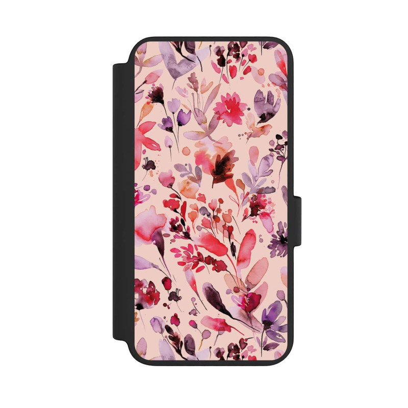 Galaxy S23 NIVOflip Künstlerische Blumen Viva Magenta