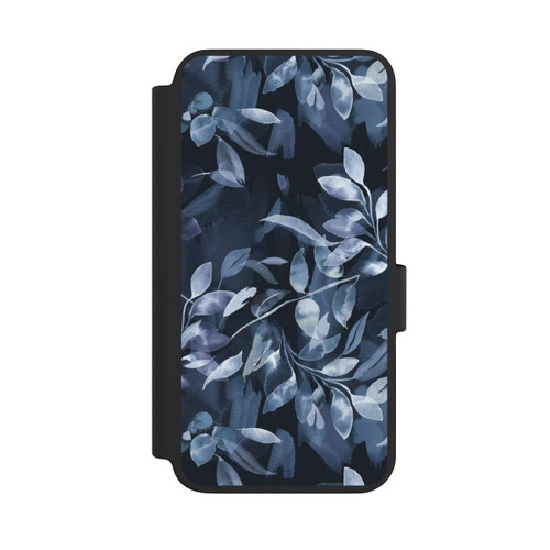 Samsung Galaxy S23 NIVOflip Aquarelle Feuilles Mystiques Marine