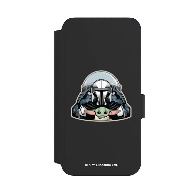 Galaxy S23 NIVOflip Mando et Grogu Transparent