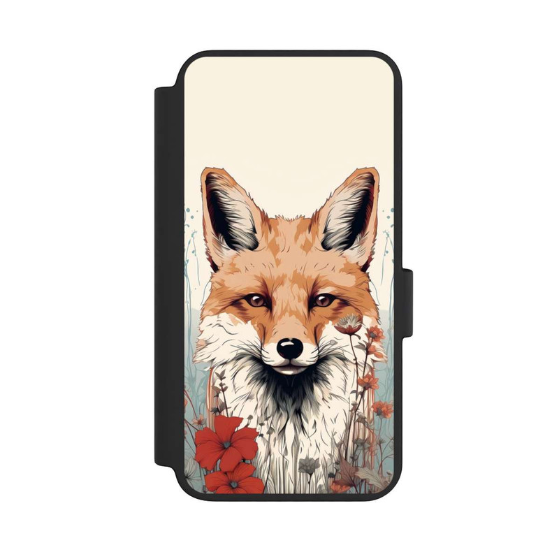 Galaxy S23 NIVOflip  Fox with Flowers