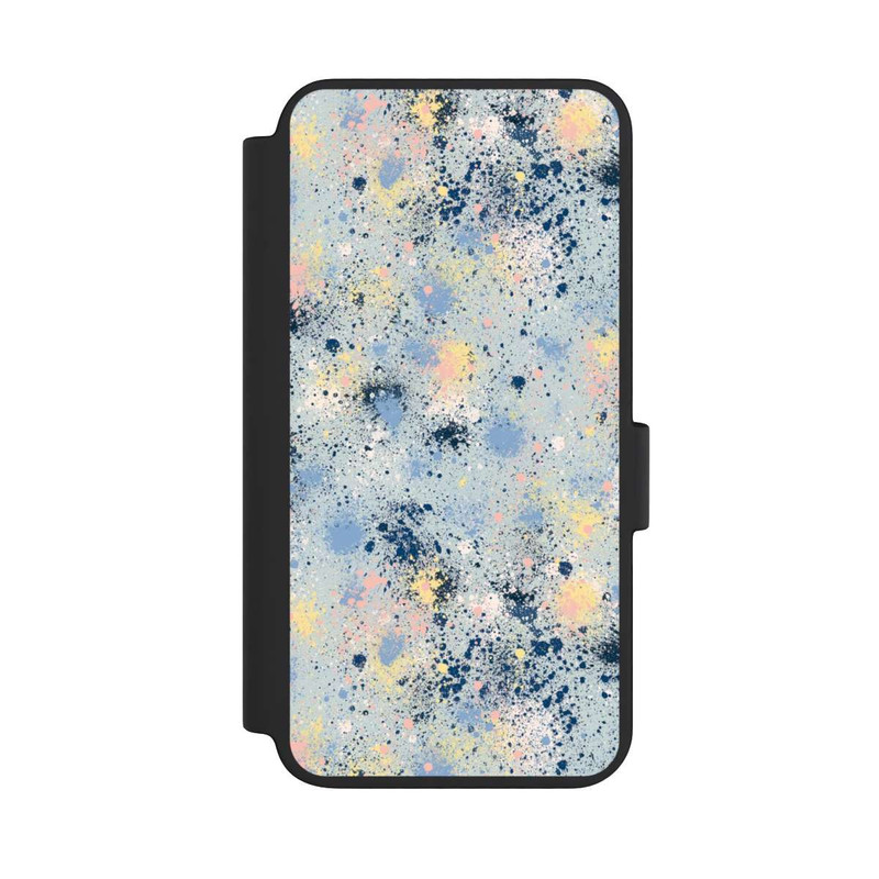 Galaxy S23 NIVOflip Ink Dripping Dust Texture Blue