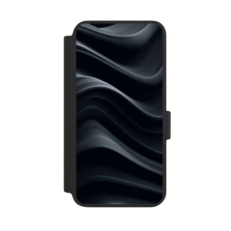 Galaxy S23 NIVOflip Black Waves Texture