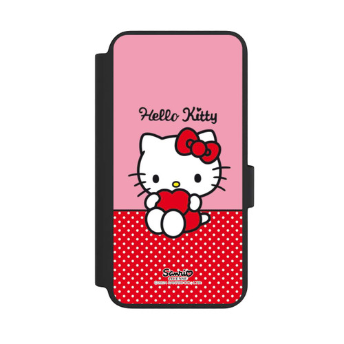 Samsung Galaxy S23 NIVOflip Hello Kitty sitzend mit Herz
