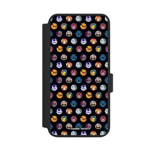 Samsung Galaxy S23 NIVOflip Bijuu Muster Schwarz