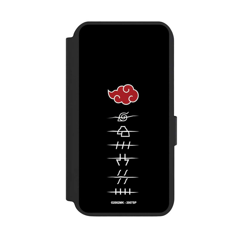 Galaxy S23 NIVOflip Akatsuki Mitgliedssymbole Schwarz