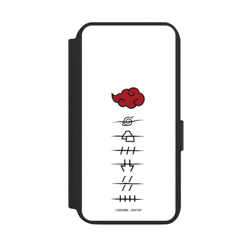 Samsung Galaxy S23 NIVOflip Akatsuki Mitgliedersymbole Weiß