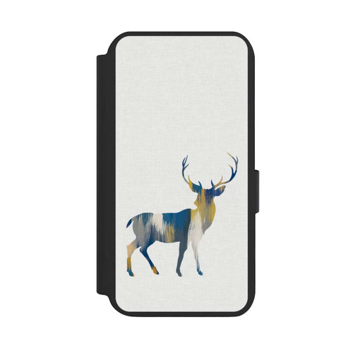 Samsung Galaxy S23 NIVOflip Blauer und gelber Hirsch