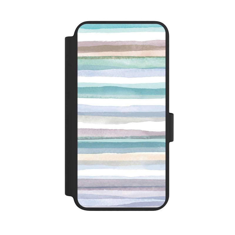 Galaxy S23 NIVOflip Pastel Stripes Blue