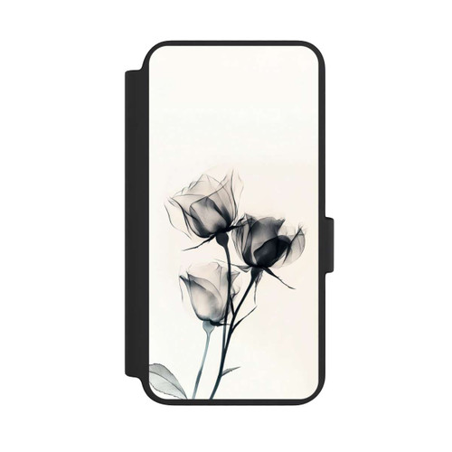 Samsung Galaxy S23 NIVOflip Schwarze Blume