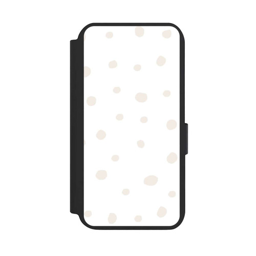 Samsung Galaxy S23 NIVOflip Punktmuster Weiß Braun