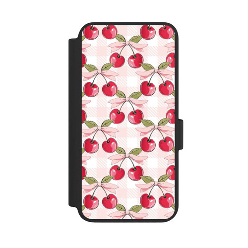 Samsung Galaxy S23 NIVOflip Pink Cherry Pattern with AI