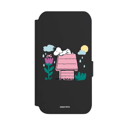 Samsung Galaxy S23 NIVOflip Snoopy Hundehütte Frühling transparent