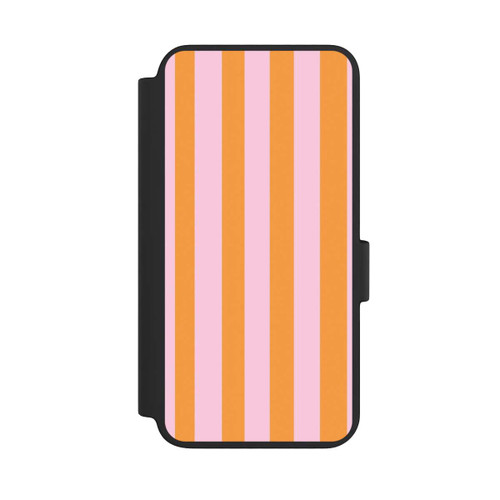 Samsung Galaxy S23 NIVOflip Orange And Pink Stripes