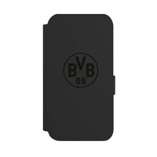 Samsung Galaxy S23 NIVOflip BVB Logo Schwarz Transparent