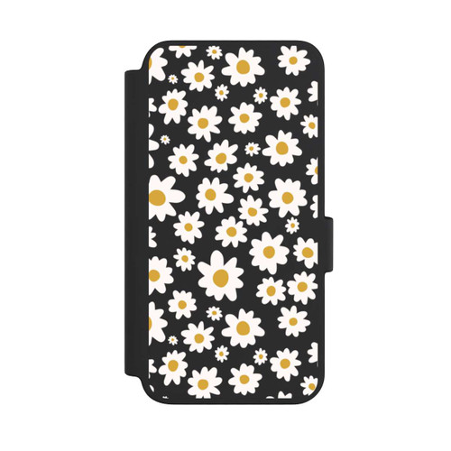 Samsung Galaxy S23 NIVOflip Daisy Flower Seamless Pattern Transparent