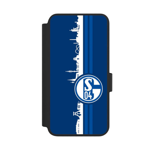 Samsung Galaxy S23 NIVOflip Schalke 04 Skyline Blau
