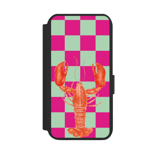 Samsung Galaxy S23 NIVOflip Pink Checkers Lobster