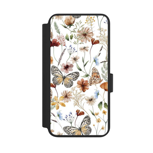 Samsung Galaxy S23 NIVOflip Wildflowers and Butterflies Pattern