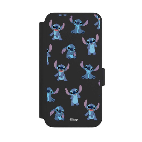 Samsung Galaxy S23 NIVOflip Stitch Faces Pattern Transparent