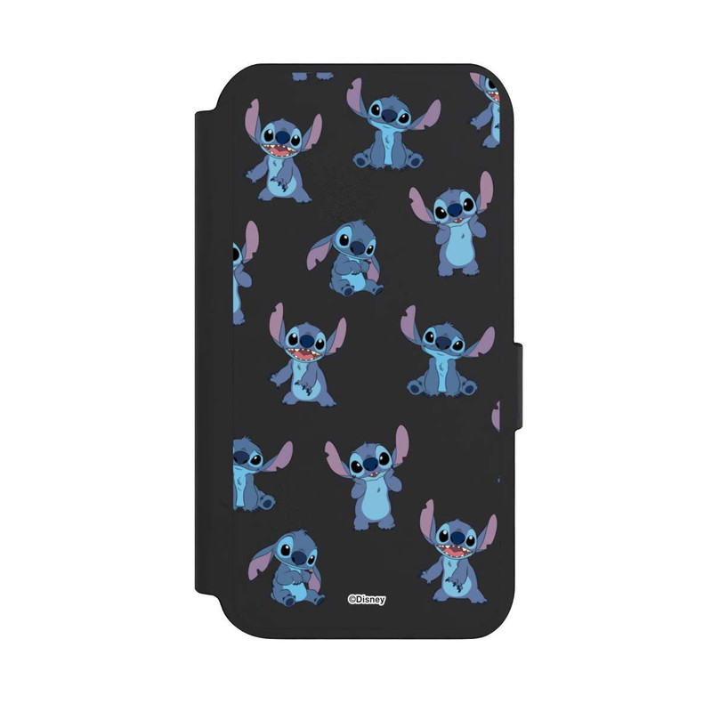 Galaxy S23 NIVOflip Stitch Faces Pattern Transparent