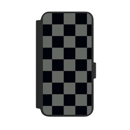 Samsung Galaxy S23 NIVOflip Schachbrett Schwarz Grau