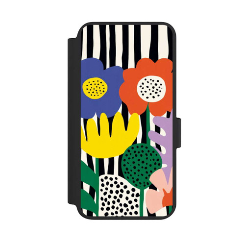 Samsung Galaxy S23 NIVOflip Flowers Striped Background