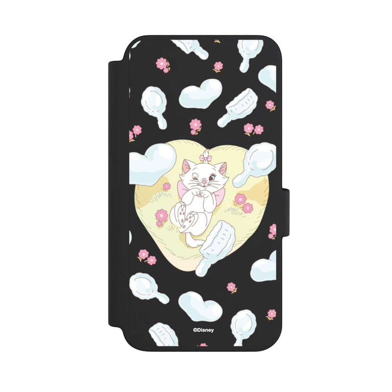 Galaxy S23 NIVOflip Aristocats Marie Hearts Yellow Transparent