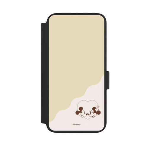 Samsung Galaxy S23 NIVOflip Mickey and Minnie Love Heart Beige